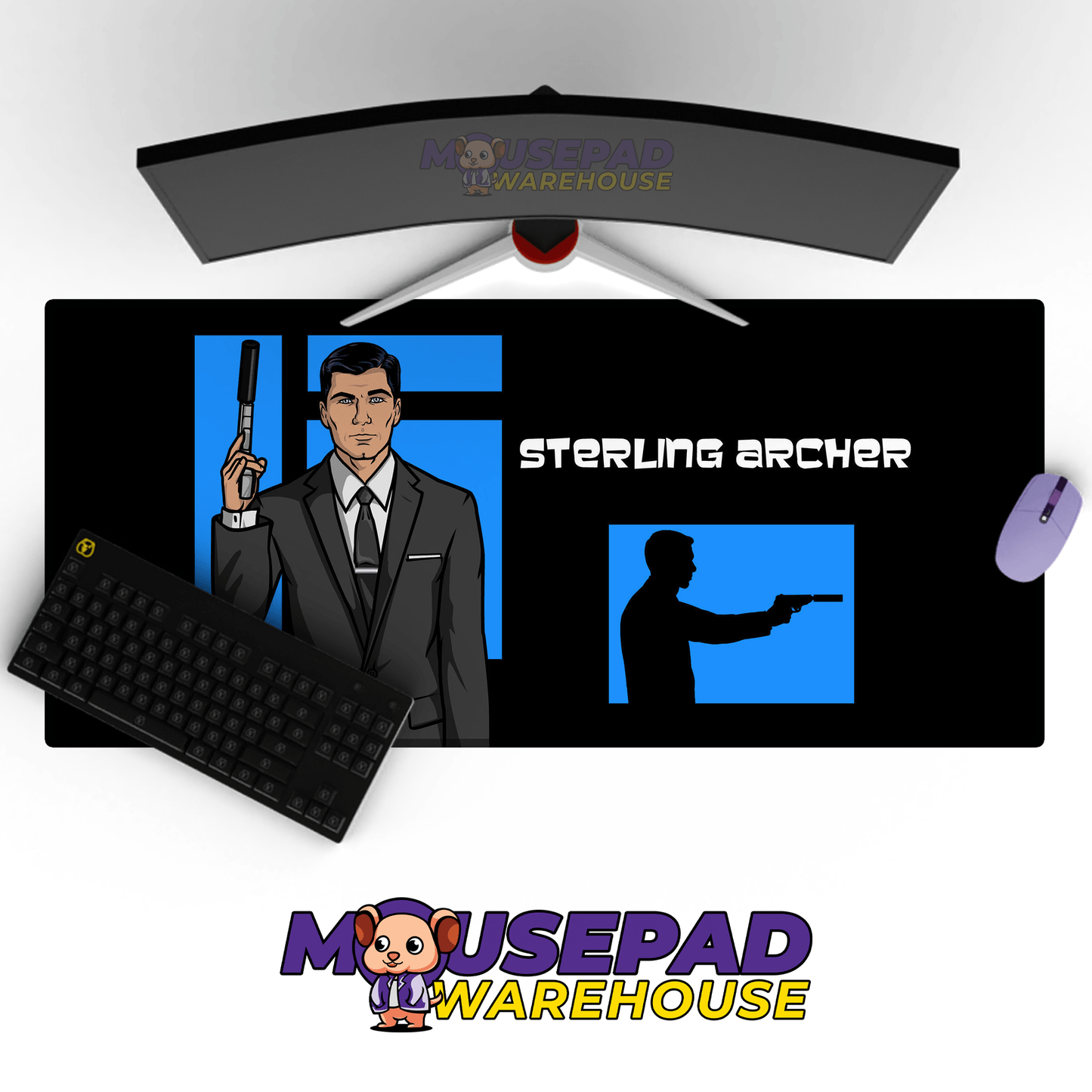 Archer TV Show Mousepad 866530 - Mousepad Warehouse