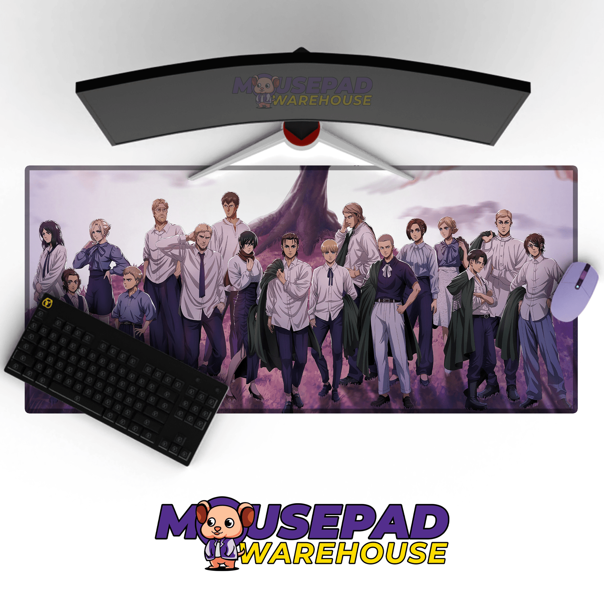 Attack on Titan Anime Mousepad 1343296 - Mousepad Warehouse