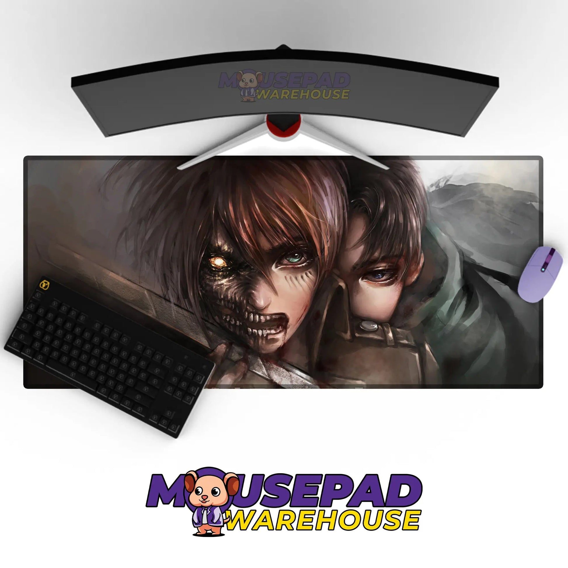 Attack on Titan Anime Mousepad 607873 - Mousepad Warehouse