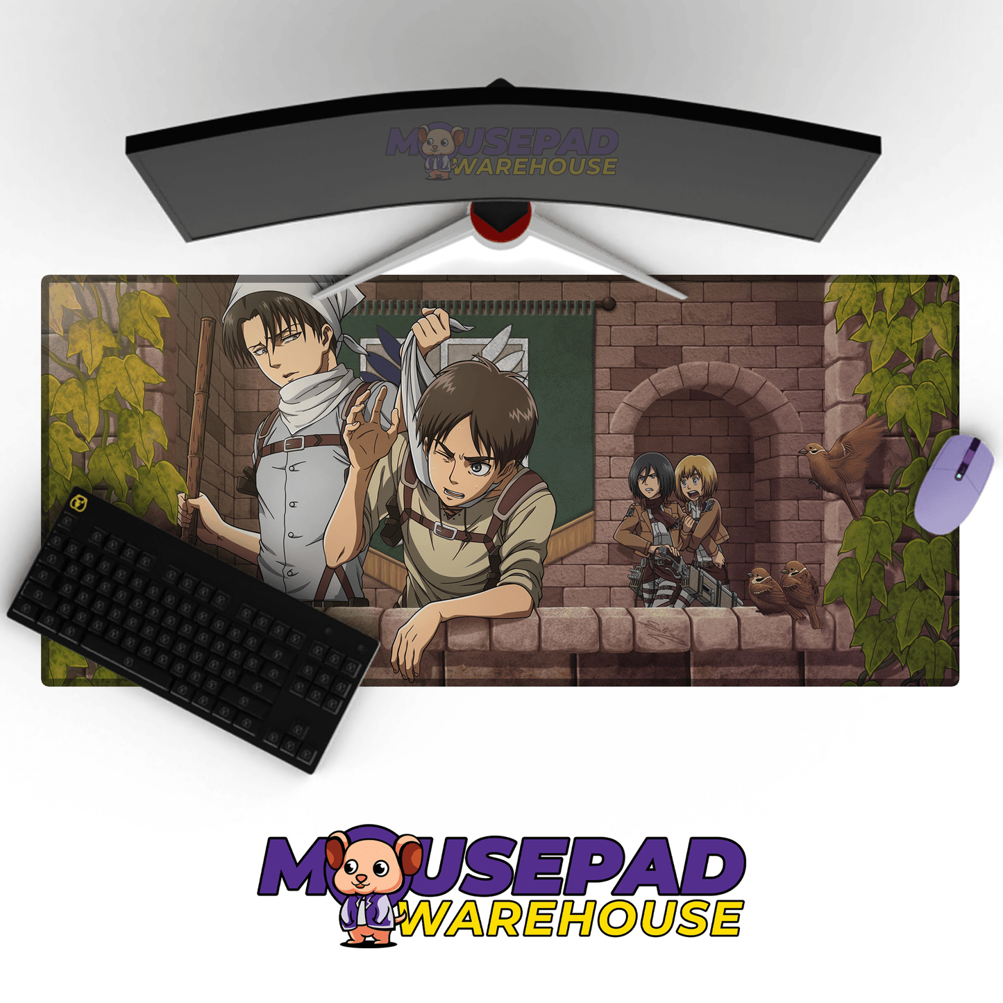 Attack on Titan Anime Mousepad 783039 - Mousepad Warehouse