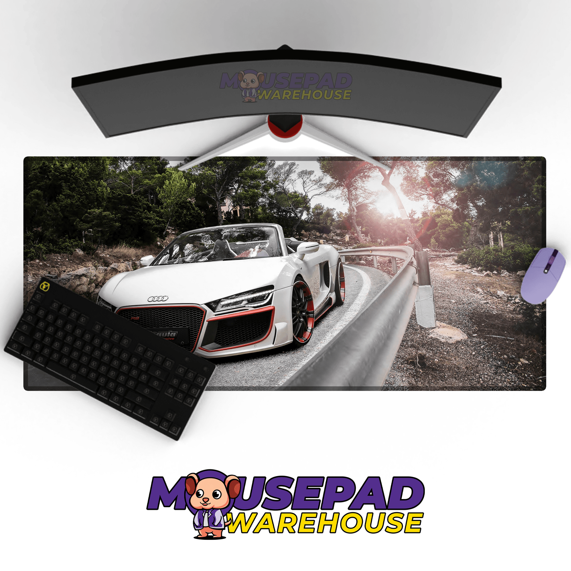 Audi R8 Car Mousepad 468185 - Mousepad Warehouse