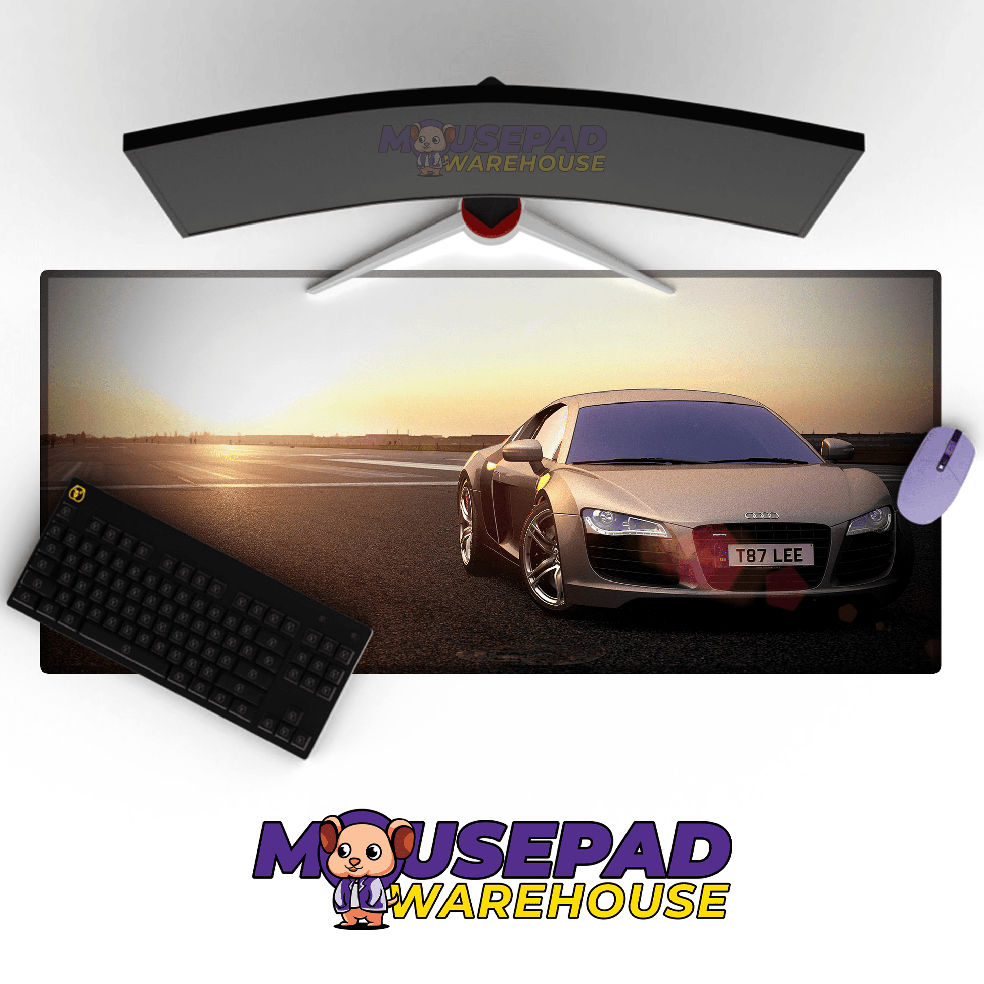 Audi R8 Car Mousepad 516055 - Mousepad Warehouse