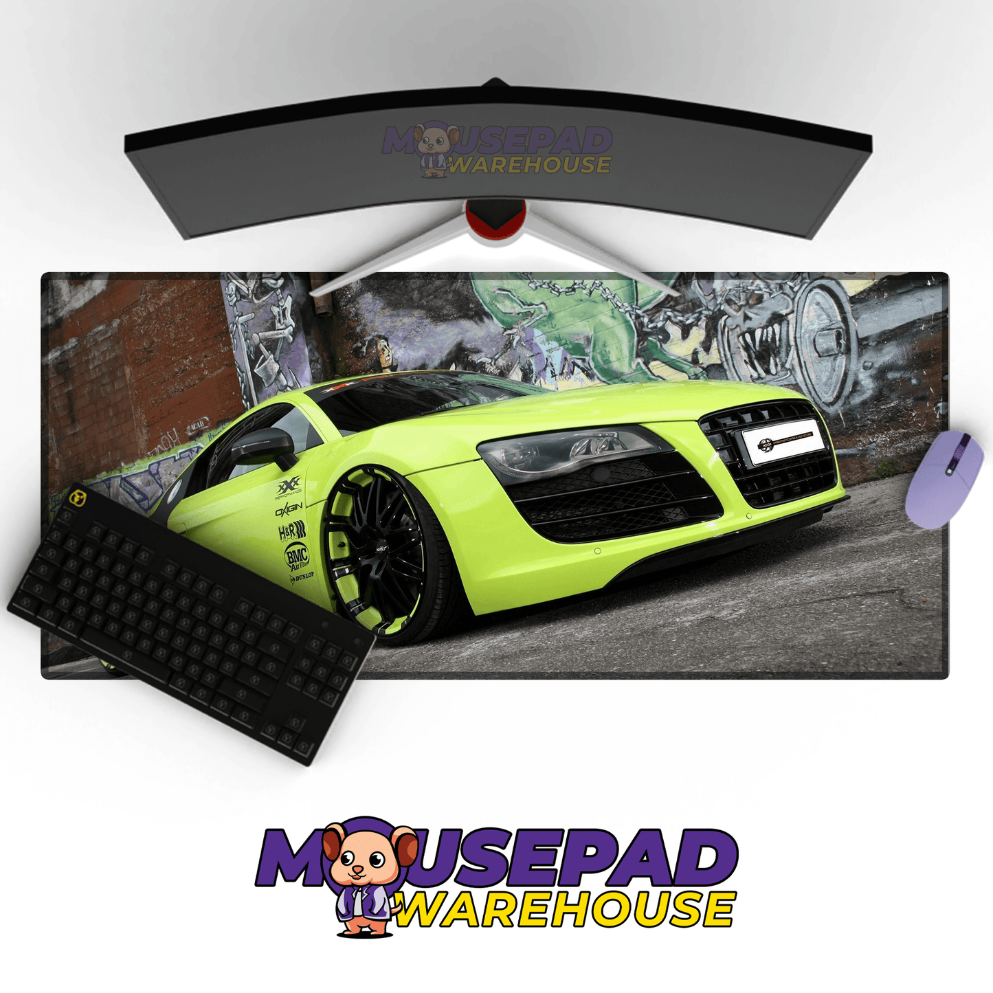 Audi R8 Car Mousepad 612879 - Mousepad Warehouse