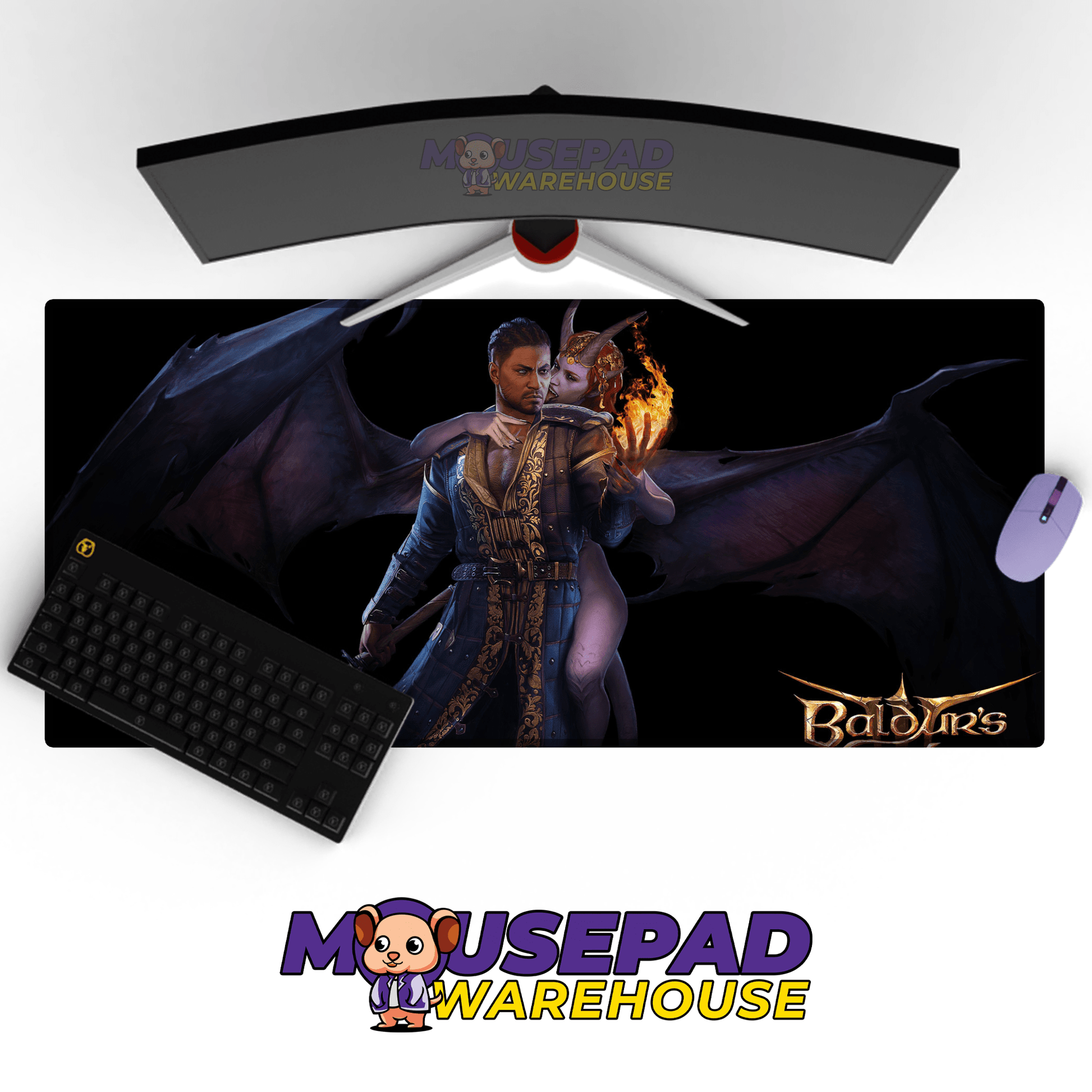 Baldur's Gate 3 Mousepad 8406 - Mousepad Warehouse
