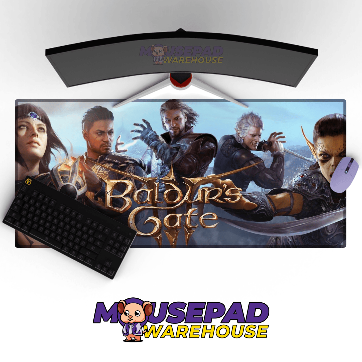 Baldur's Gate 3 Mousepad 8408 - Mousepad Warehouse