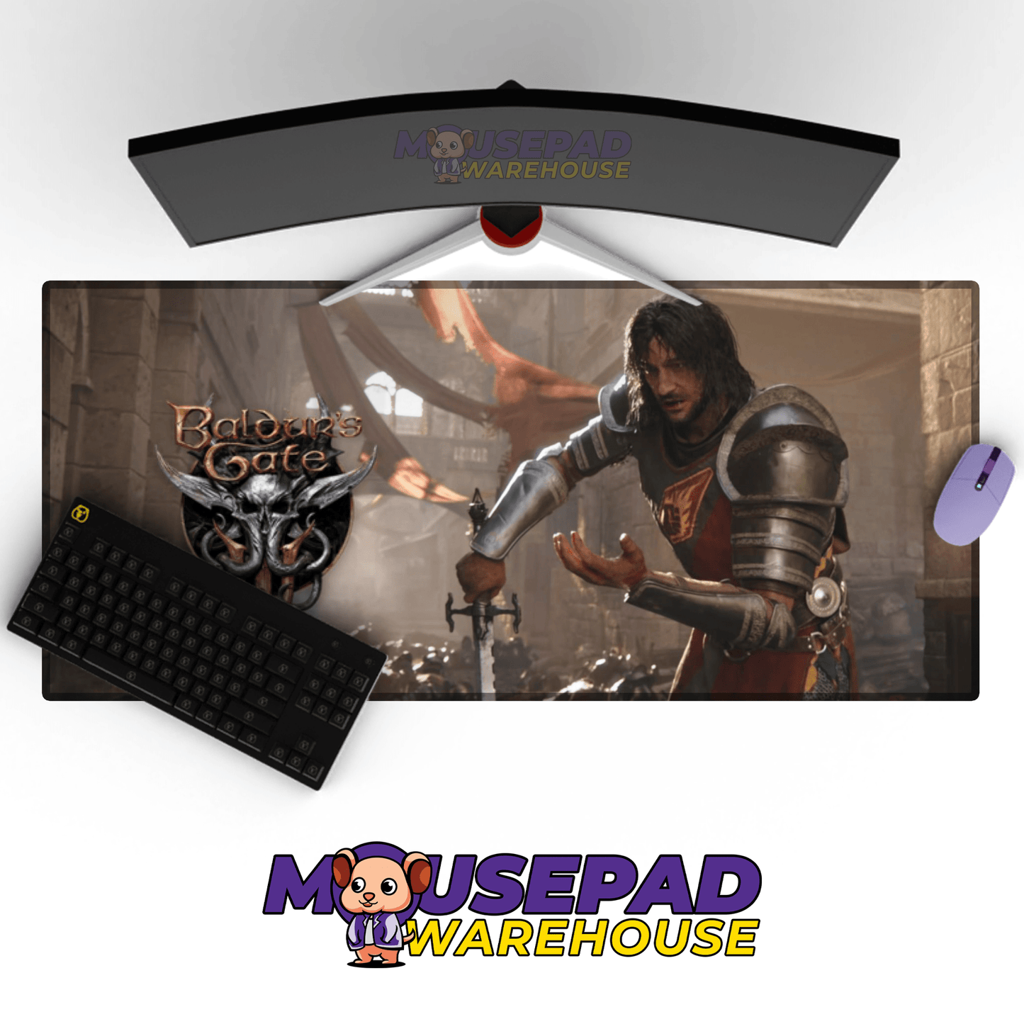 Baldur's Gate 3 Mousepad 8415 - Mousepad Warehouse