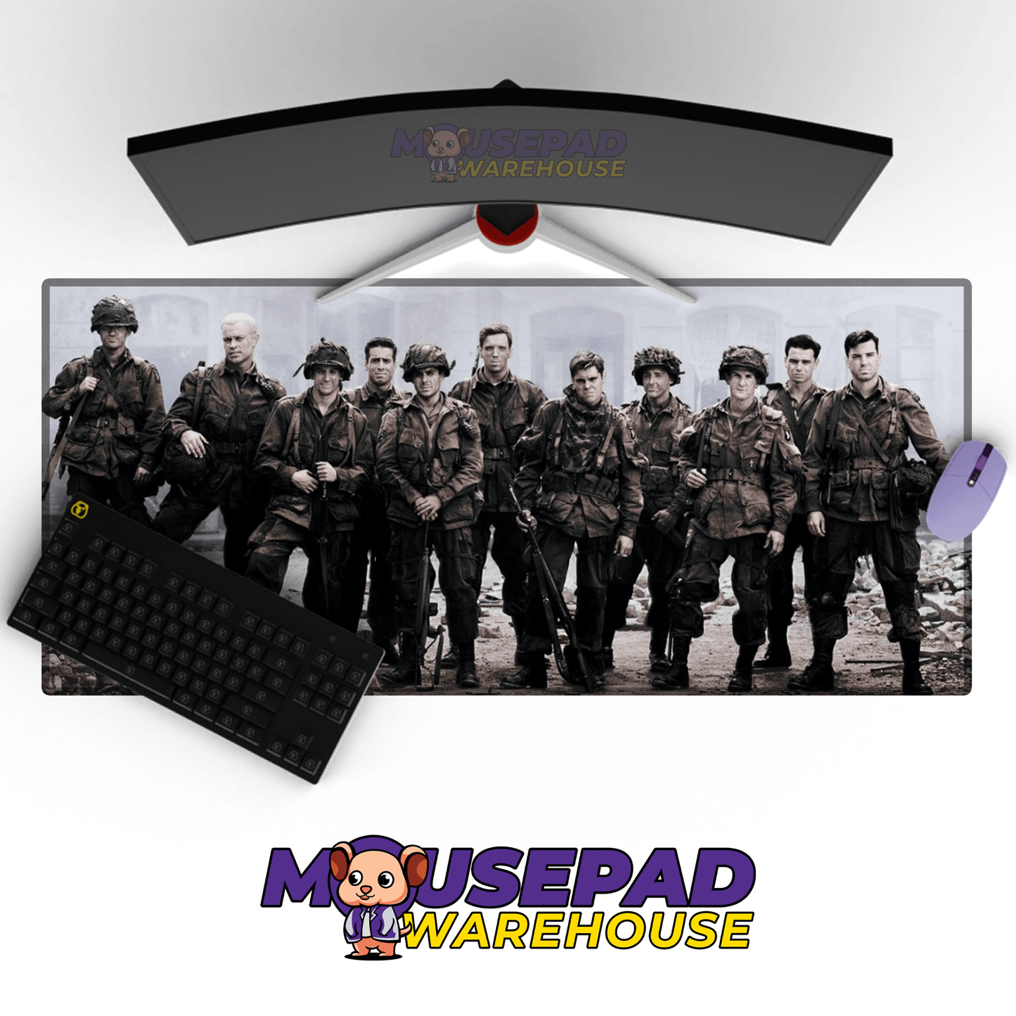 Band of Brothers TV Show Mousepad 210428 - Mousepad Warehouse