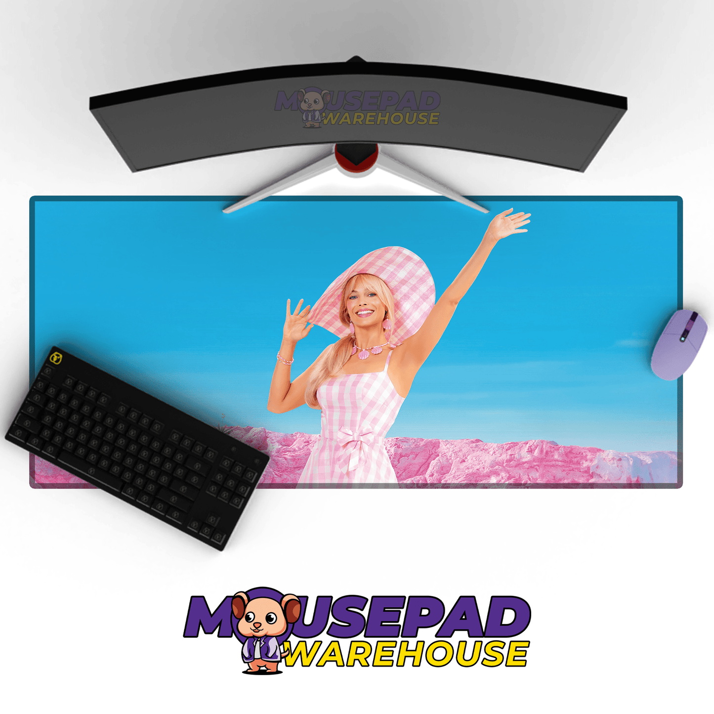 Barbie Brand Imagery Mousepad 1328595 - Mousepad Warehouse