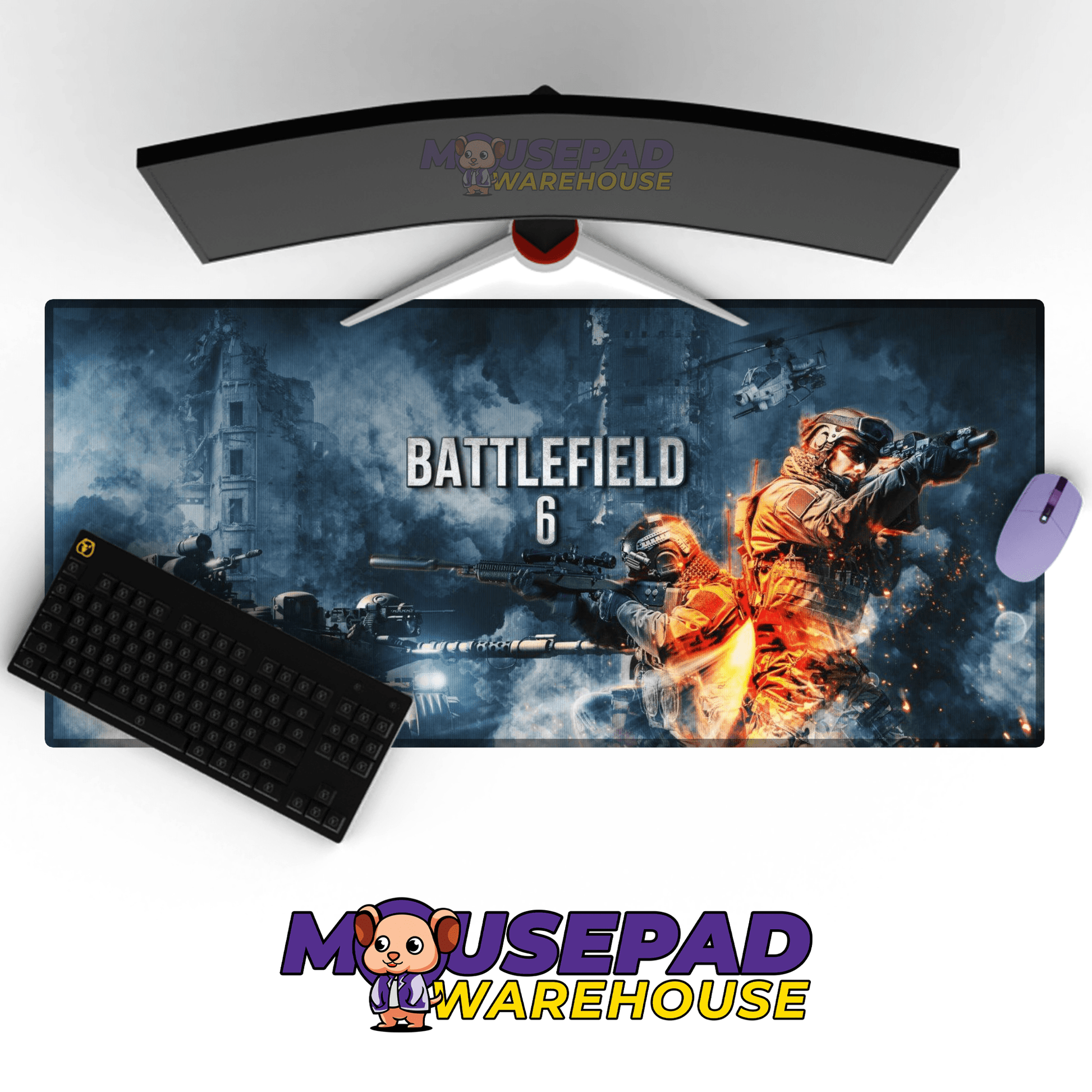 Battlefield 6 Mousepad 3204 - Mousepad Warehouse