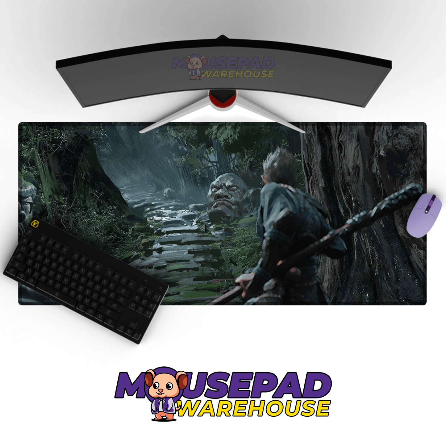 Black Myth Wukong Mousepad 199007 - Mousepad Warehouse