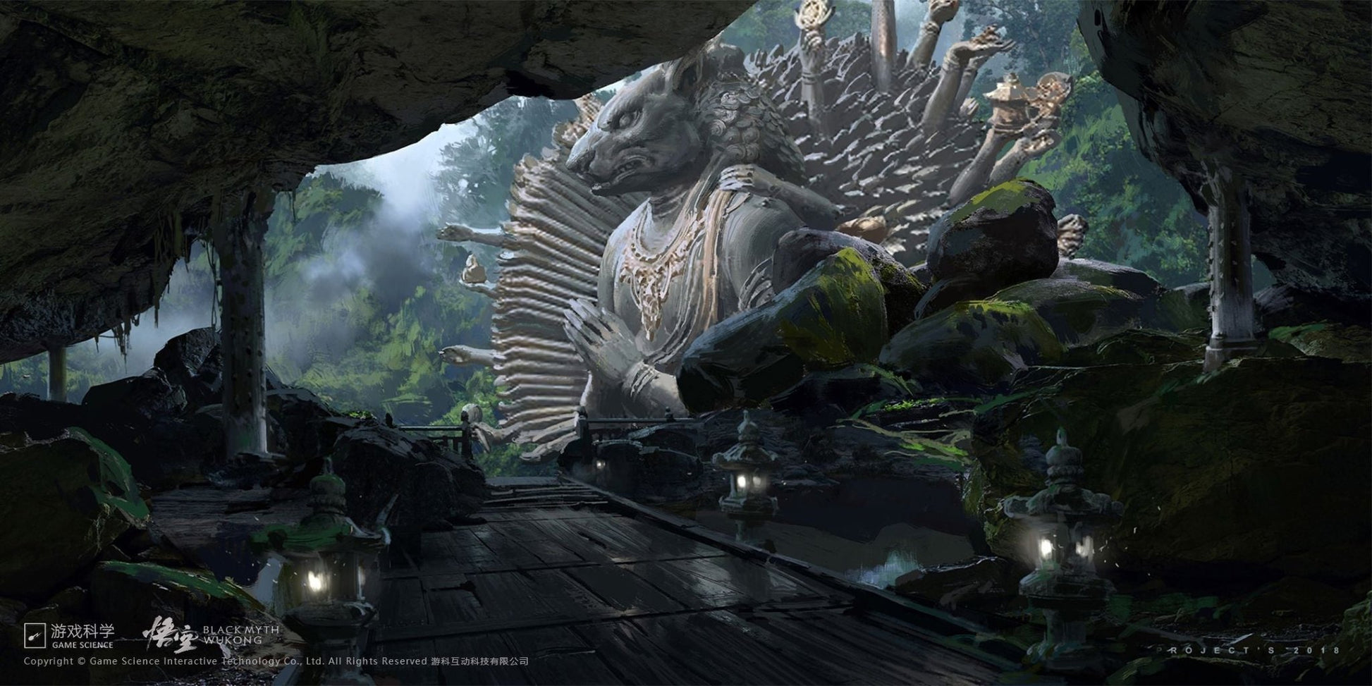 Black Myth Wukong Mousepad 199014 - Mousepad Warehouse