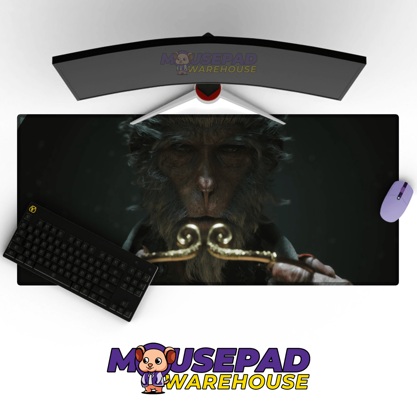 Black Myth Wukong Mousepad 199022 - Mousepad Warehouse