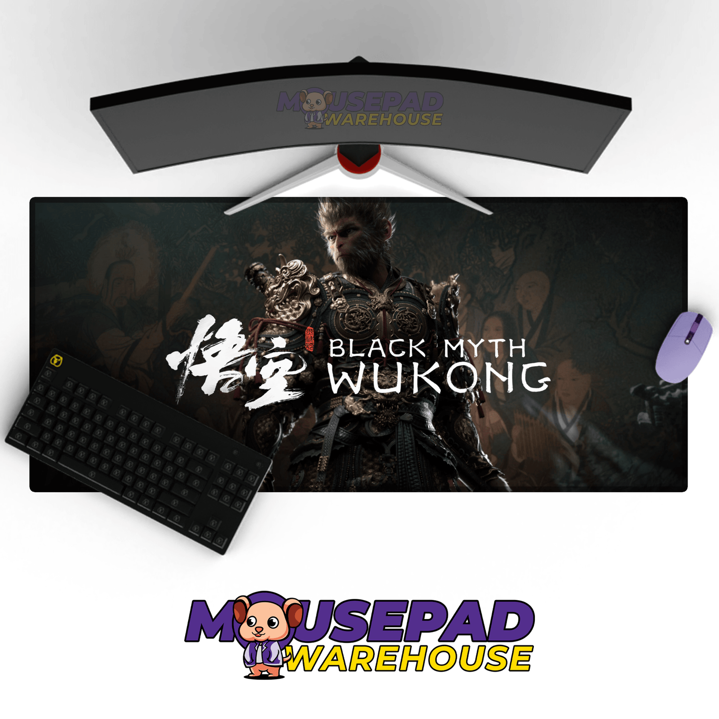 Black Myth Wukong Mousepad 199024 - Mousepad Warehouse
