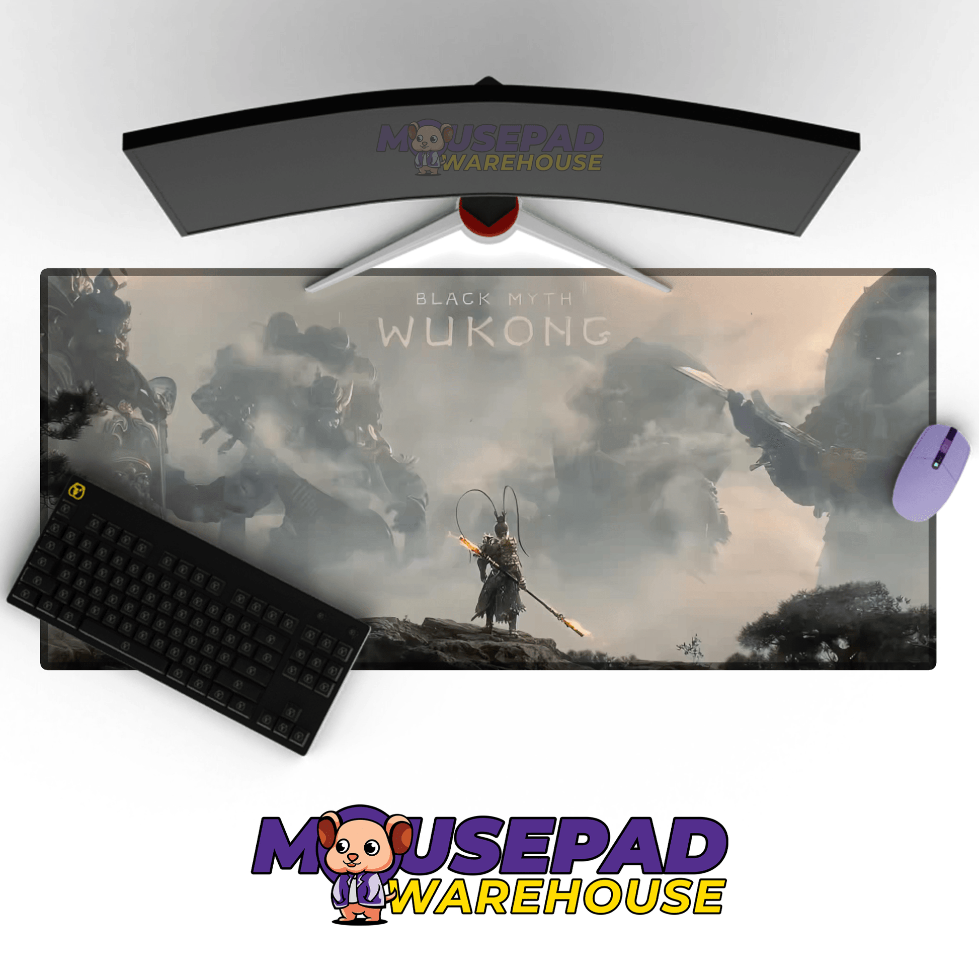 Black Myth Wukong Mousepad 199026 - Mousepad Warehouse