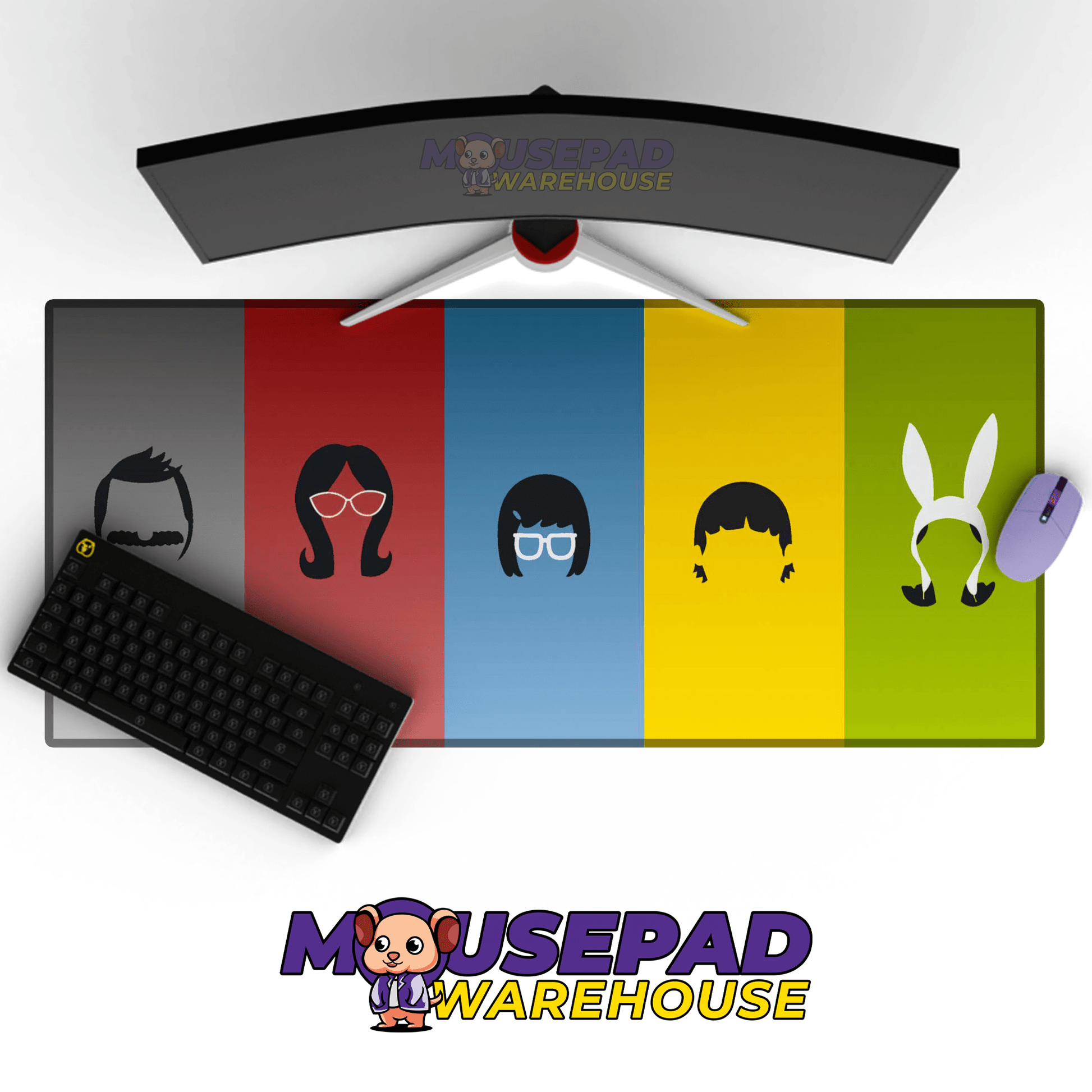 Bob’s Burgers TV Show Mousepad 1357173 - Mousepad Warehouse