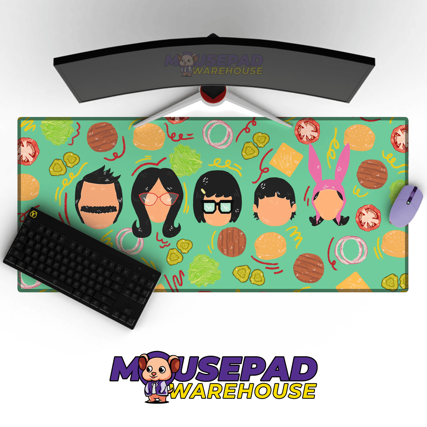 Bob’s Burgers TV Show Mousepad 1357176 - Mousepad Warehouse