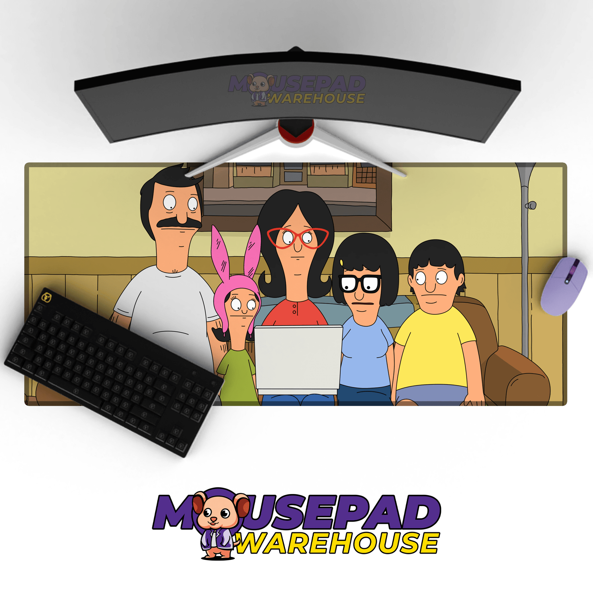 Bob’s Burgers TV Show Mousepad 421842 - Mousepad Warehouse