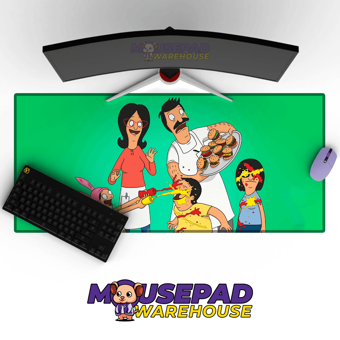 Bob’s Burgers TV Show Mousepad 421894 - Mousepad Warehouse