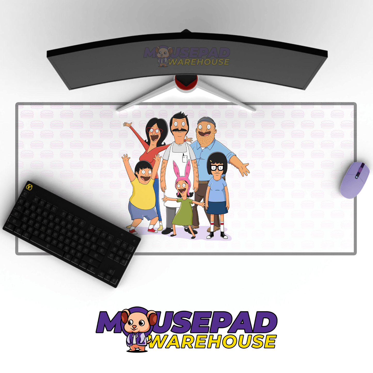 Bob’s Burgers TV Show Mousepad 421896 - Mousepad Warehouse