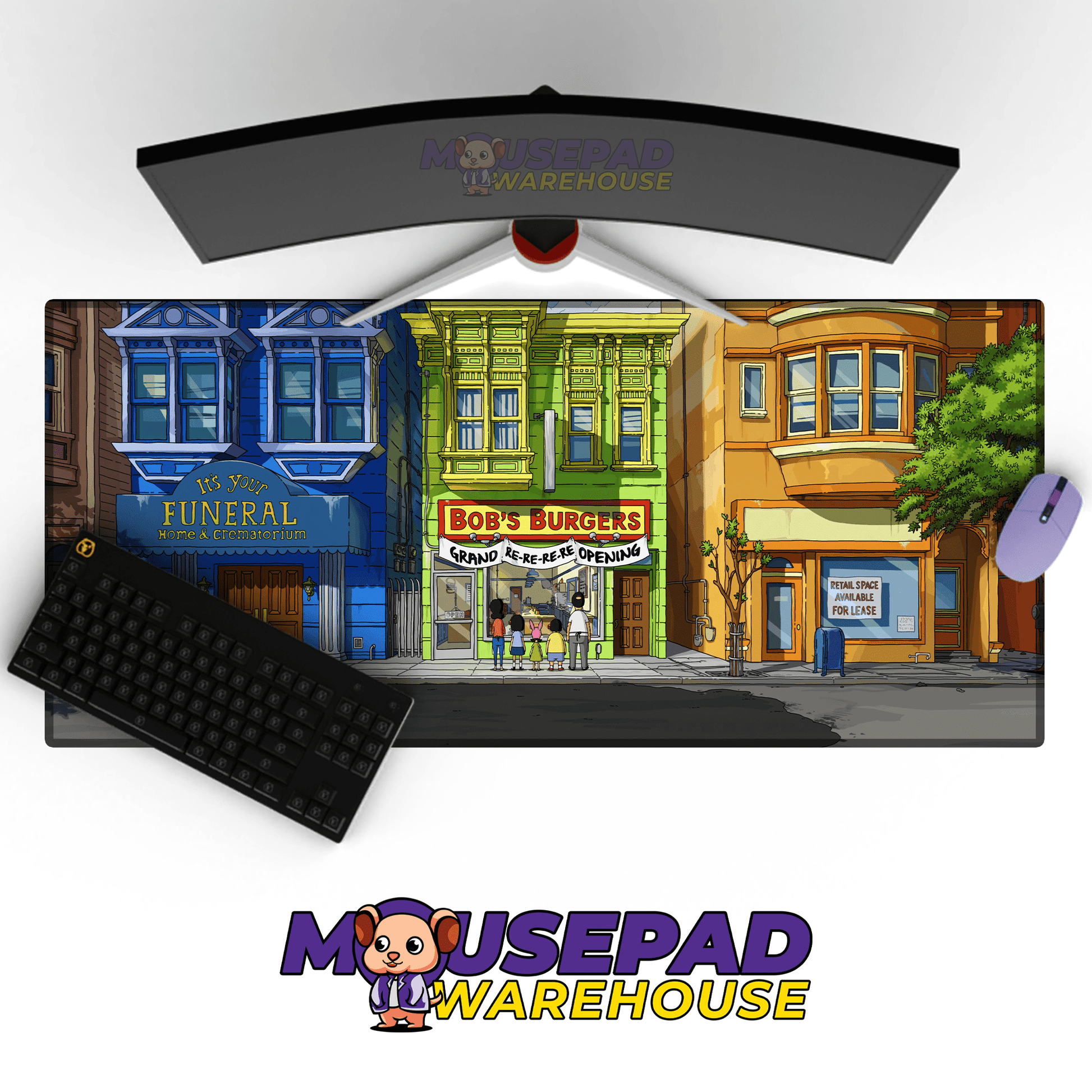 Bob’s Burgers TV Show Mousepad 421897 - Mousepad Warehouse