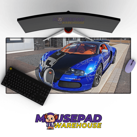 Bugatti Veyron Car Mousepad 331332 - Mousepad Warehouse