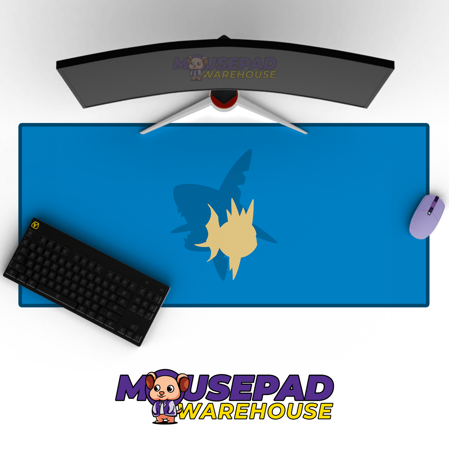 Carvanha, Sharpedo Pokemon TV Show Mousepad 961188 - Mousepad Warehouse