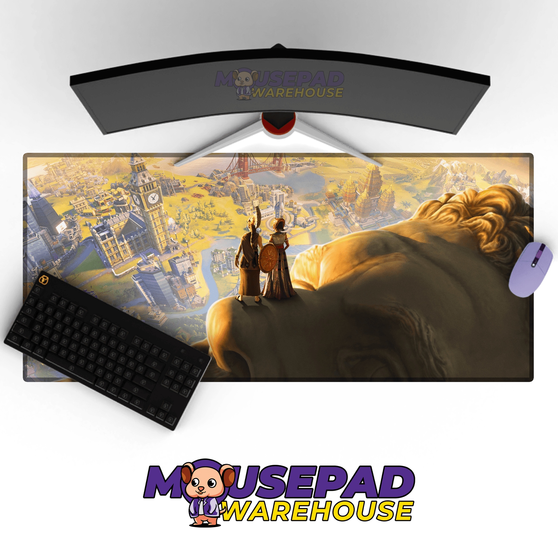 Civilization 7 Mousepad 199125 - Mousepad Warehouse