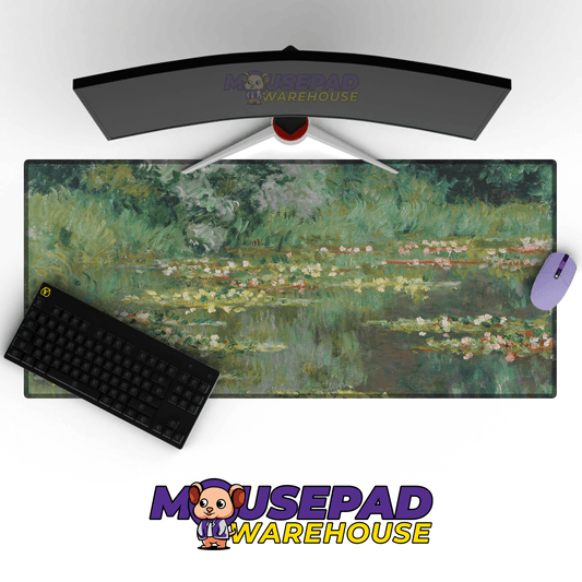 Claude Monet - Lily Pond 1904 Art Mousepad 02 - Mousepad Warehouse