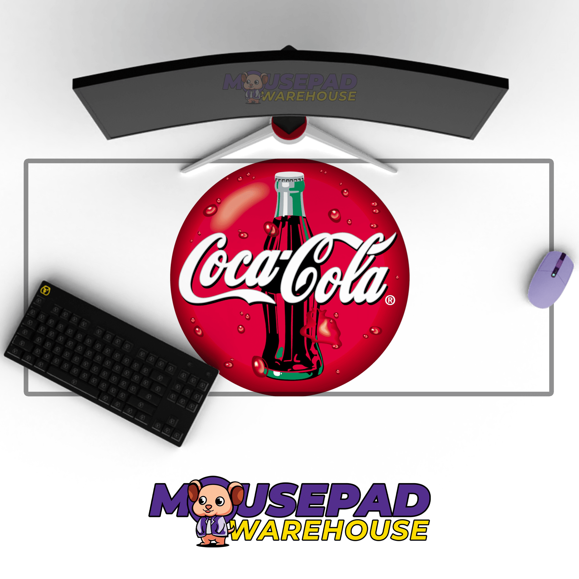 Coca - Cola Brand Imagery Mousepad 245890 - Mousepad Warehouse