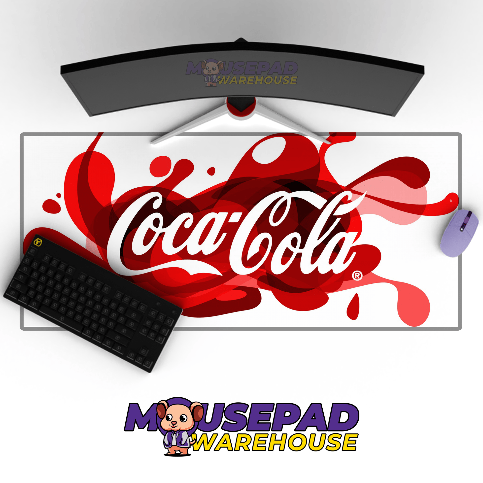 Coca - Cola Brand Imagery Mousepad 274963 - Mousepad Warehouse