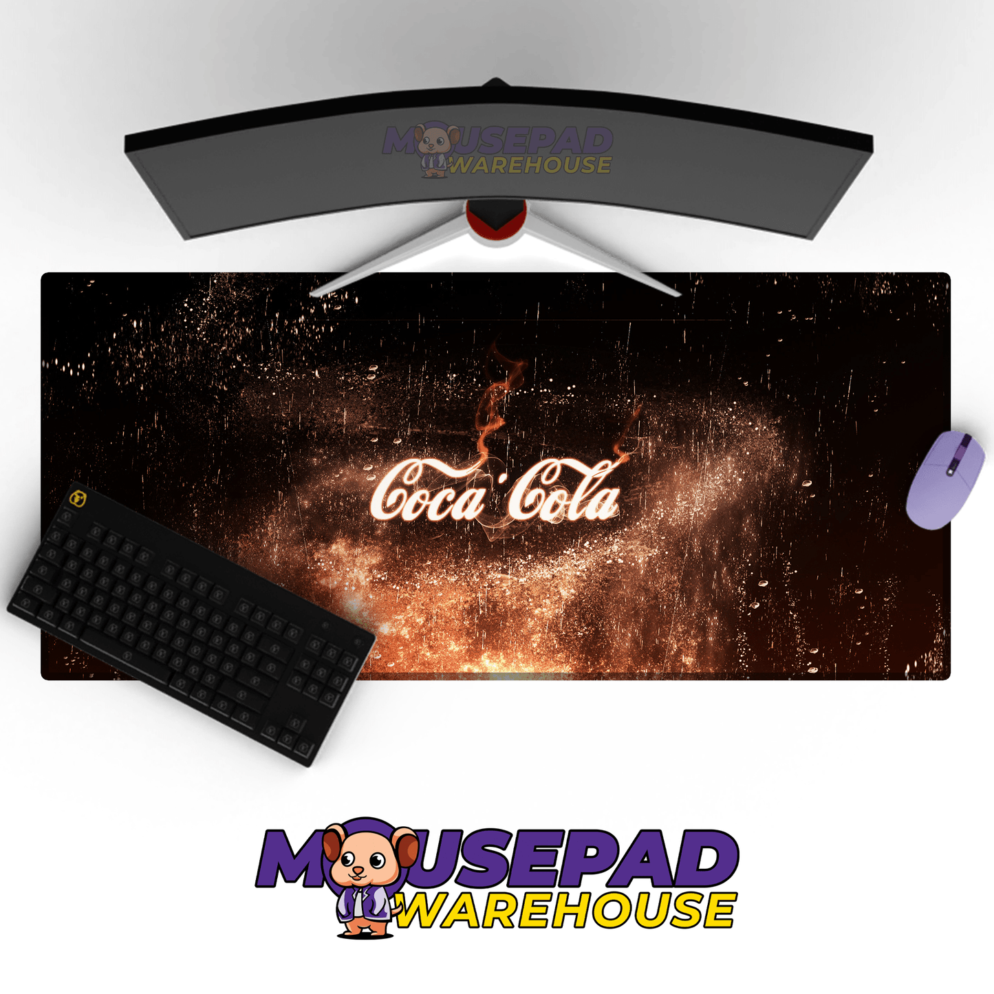 Coca - Cola Brand Imagery Mousepad 889478 - Mousepad Warehouse