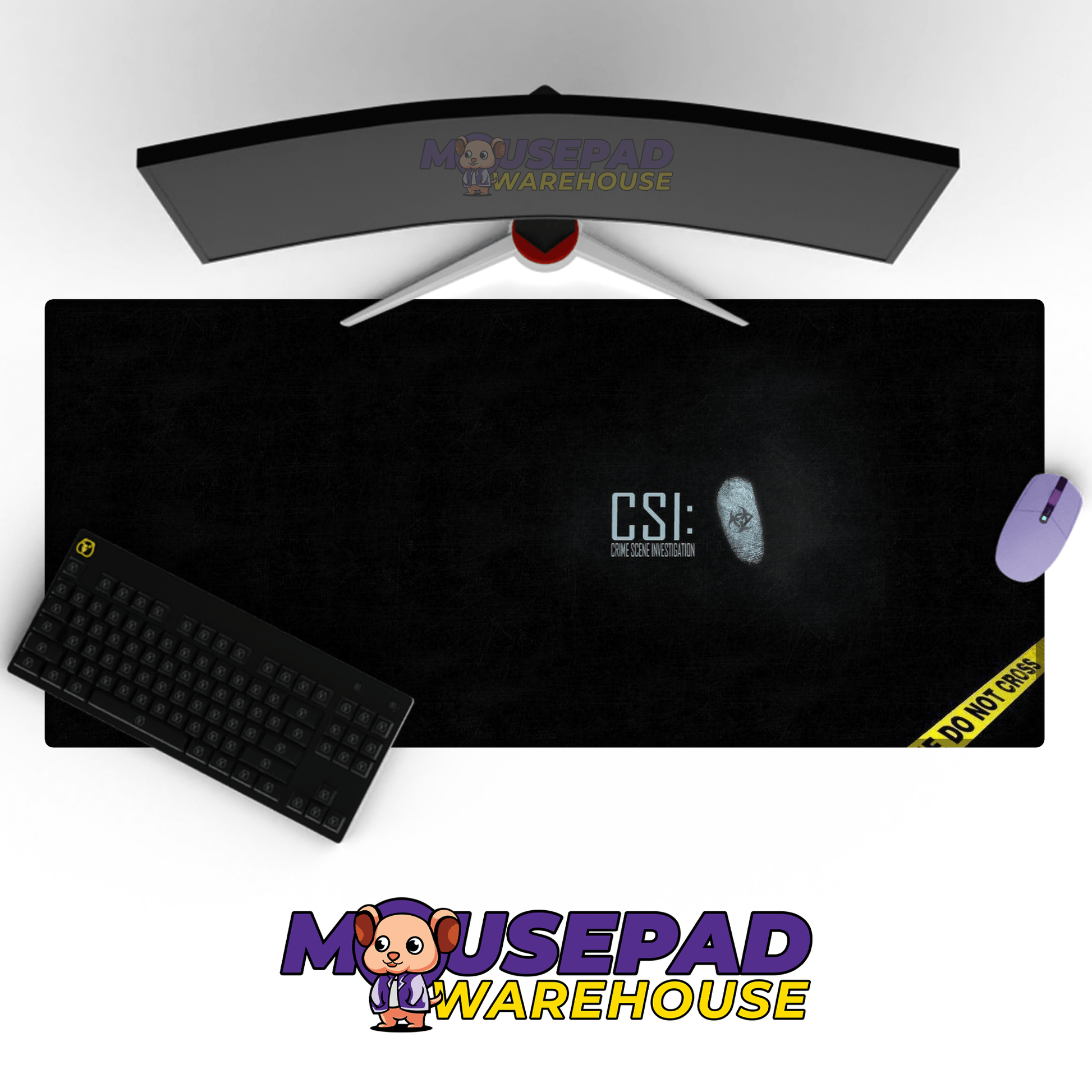 CSI Crime Scene Investigation Mousepad 9781 - Mousepad Warehouse