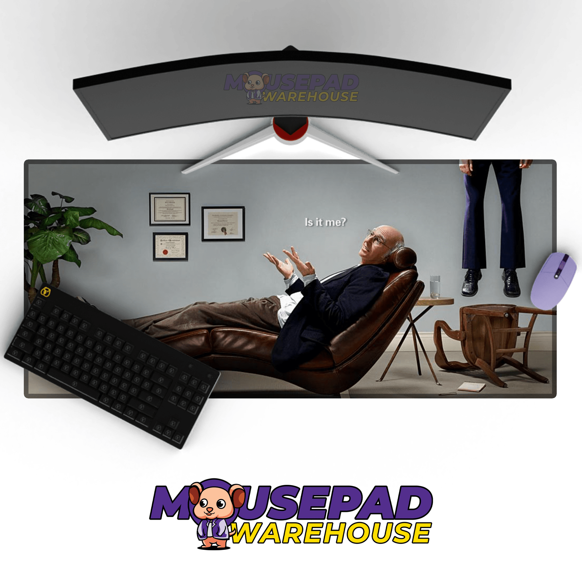 Curb Your Enthusiasm Mousepad 1123313 - Mousepad Warehouse