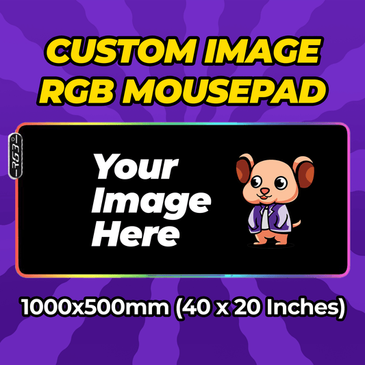 Custom RGB Mousepad 1000x500mm (40 x 20 Inches) - Mousepad Warehouse