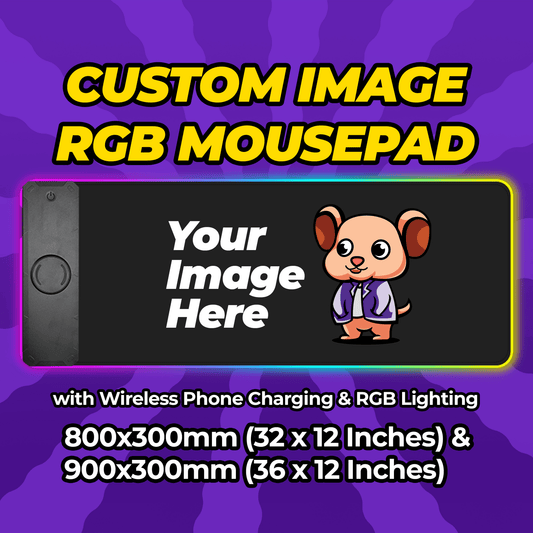 Custom RGB + Wireless Phone Charging Mousepad 900x300mm (36 x 12 Inches) - Mousepad Warehouse