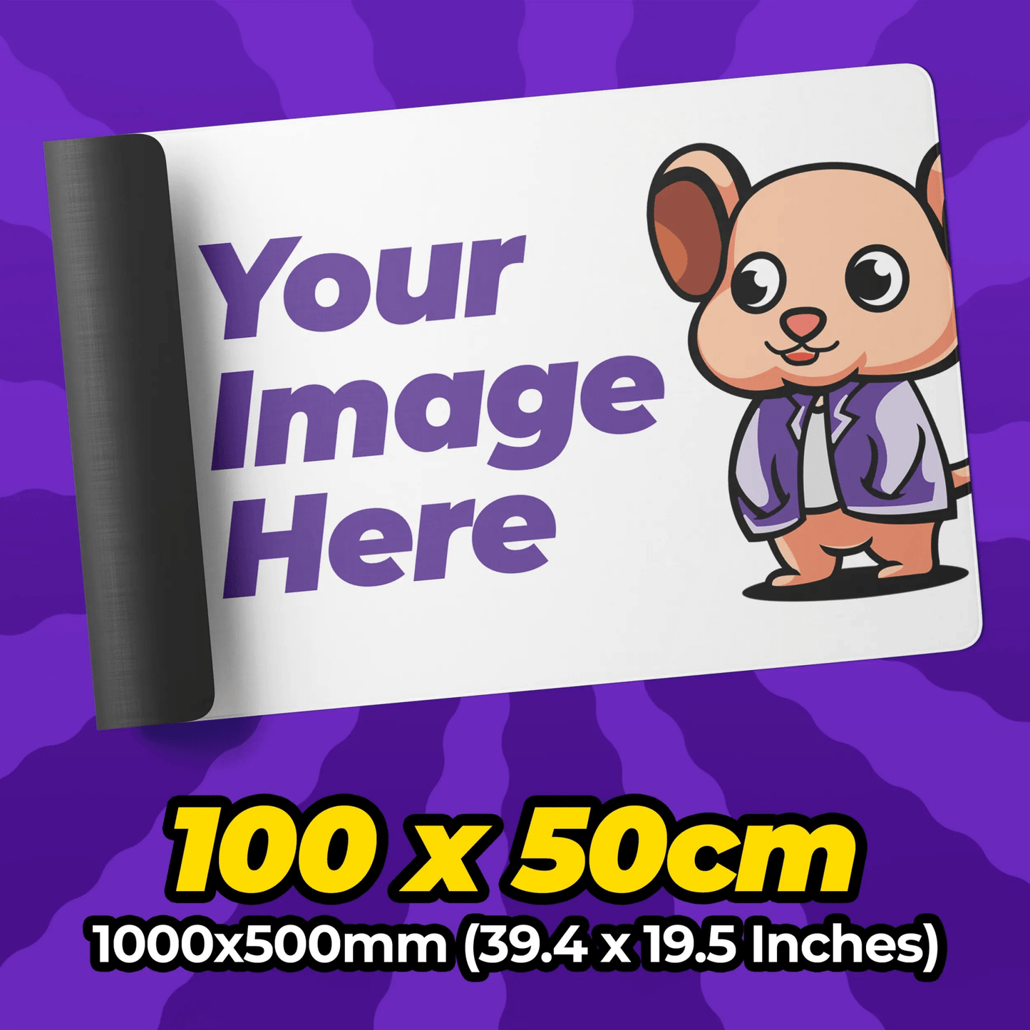 Custom Size Mousepad 1000x500mm (39.4 x 19.5 Inches) - Mousepad Warehouse