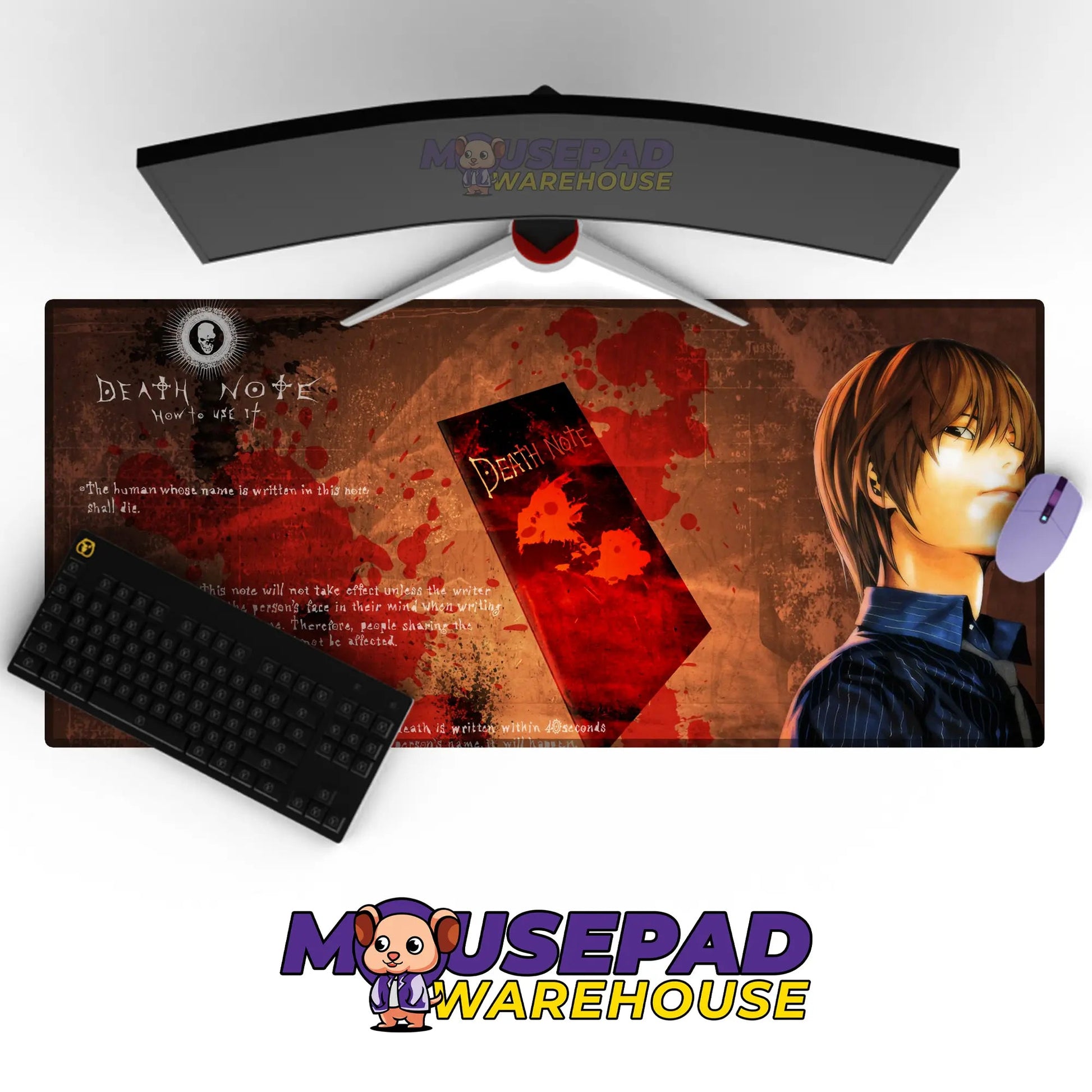 Death Note Anime Mousepad 153268 - Mousepad Warehouse