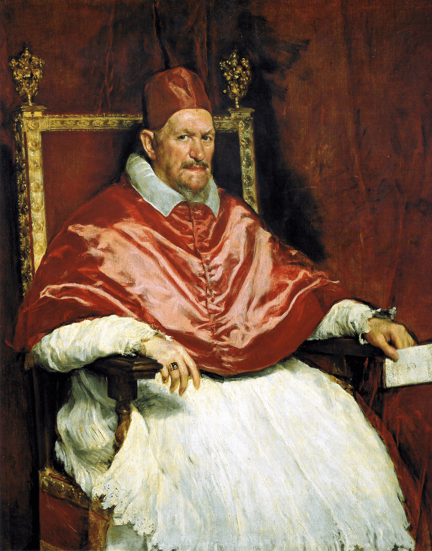 Diego Velazquez - Portrait of Pope Innocent X Art (Painting) Mousepad - Mousepad Warehouse