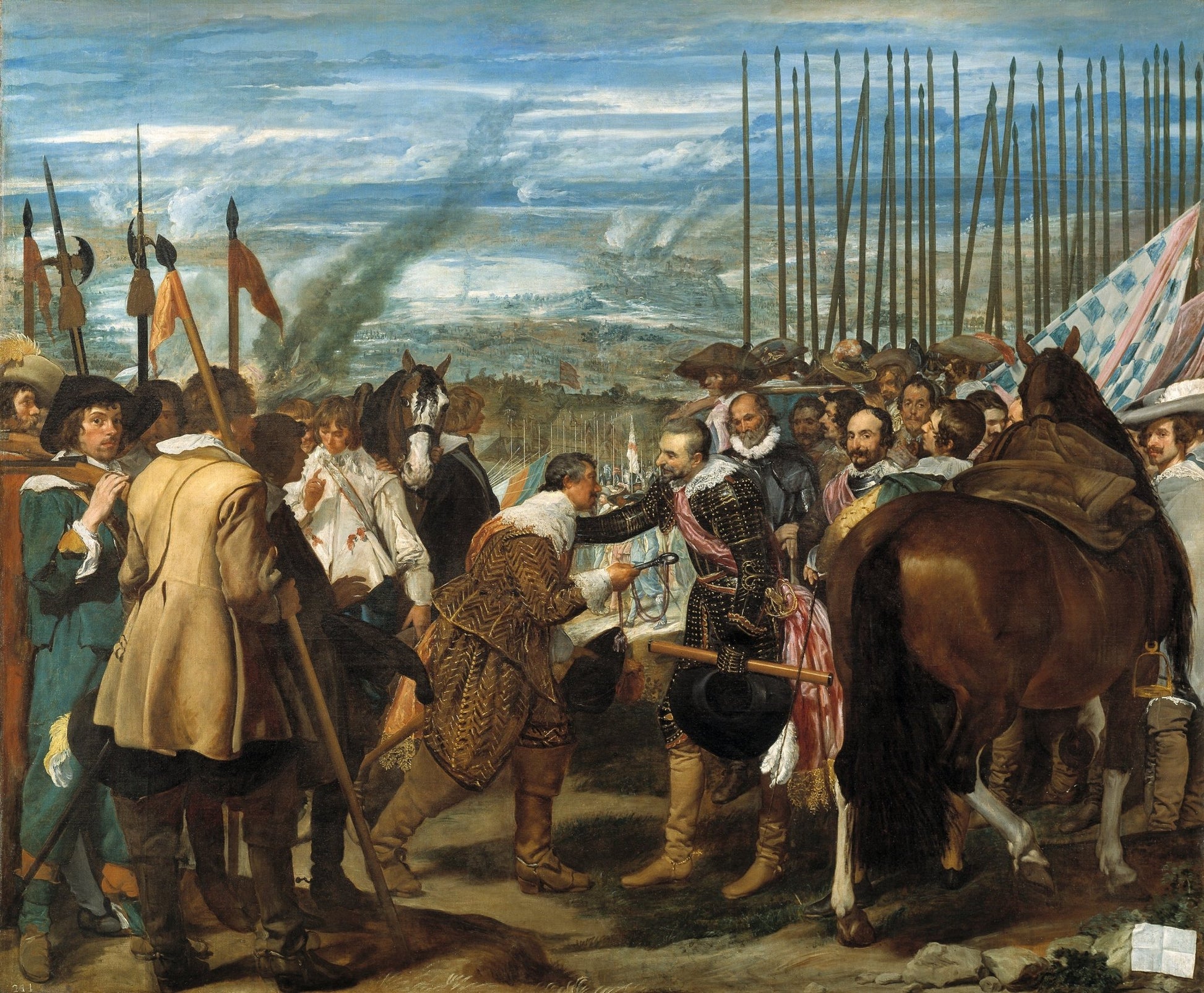 Diego Velazquez - The Surrender of Breda Art (Painting) Mousepad - Mousepad Warehouse