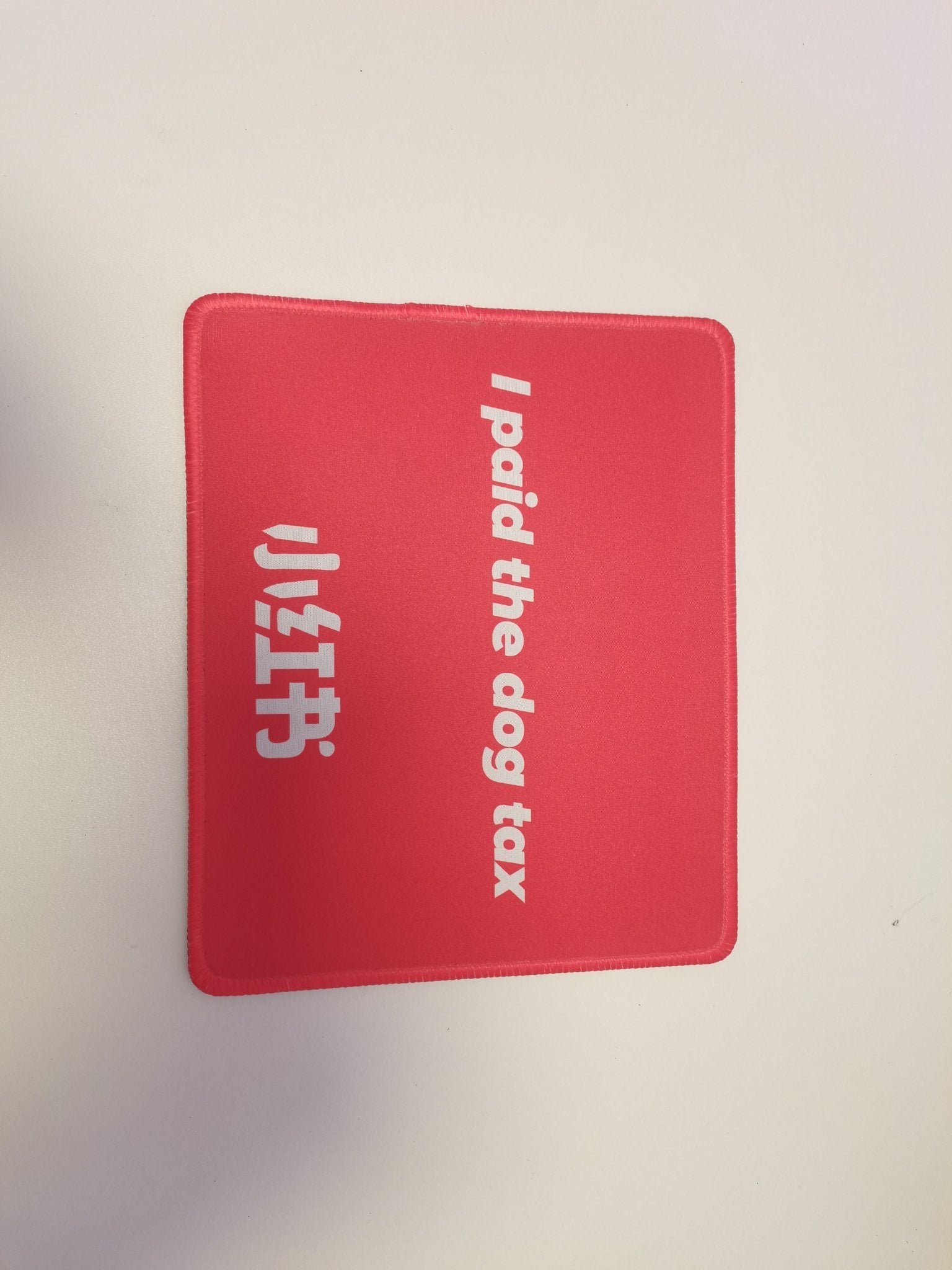 Dog Tax - Red Note App 小红书 Mousepad - Mousepad Warehouse