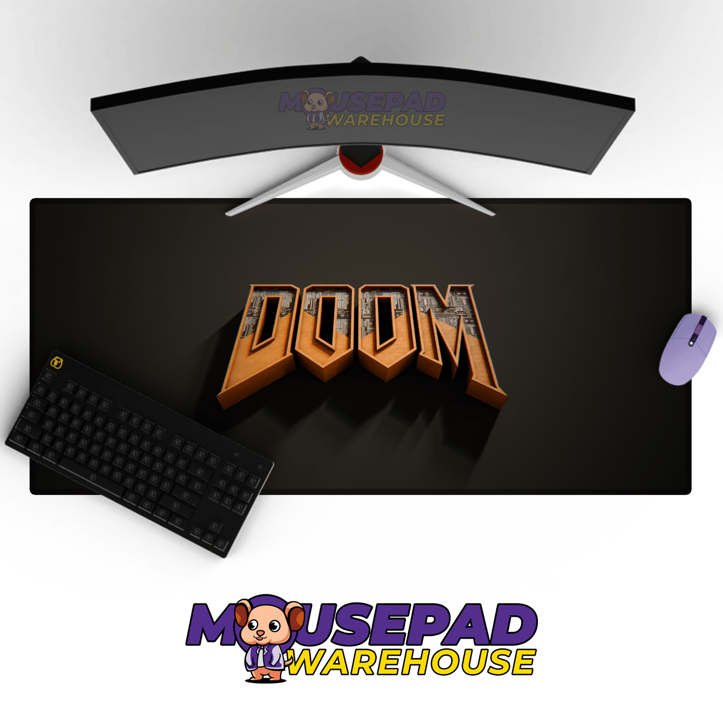 DOOM Mousepad 1337343 - Mousepad Warehouse