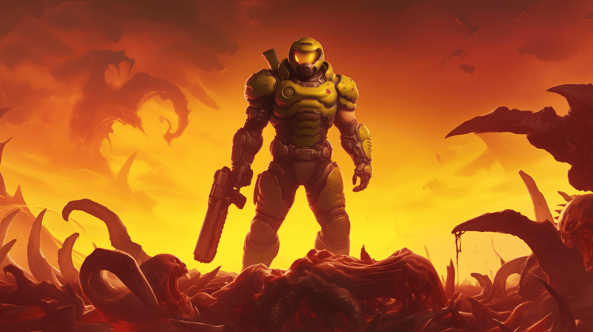 DOOM Mousepad 1372385 - Mousepad Warehouse