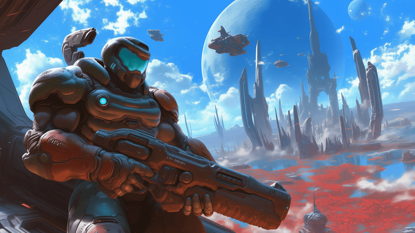 DOOM Mousepad 1372386 - Mousepad Warehouse