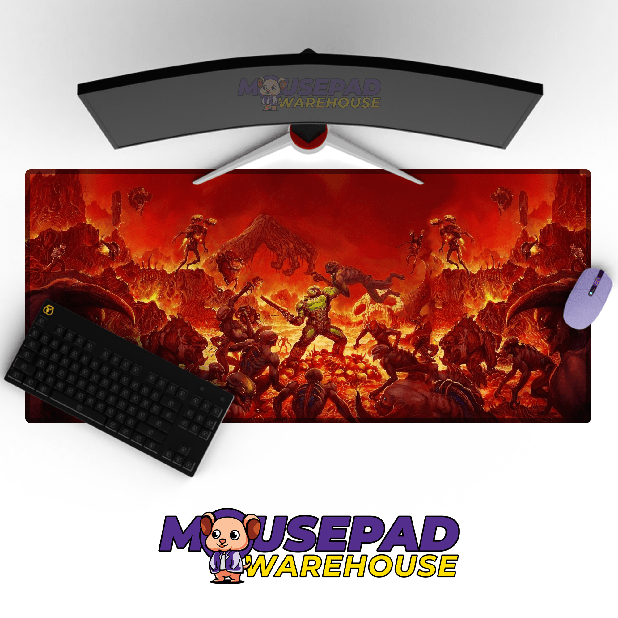 DOOM Mousepad 1374373 - Mousepad Warehouse