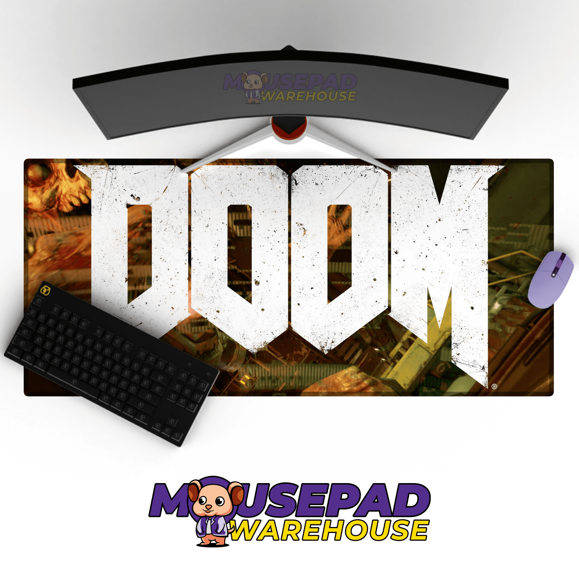 DOOM Mousepad 715833 - Mousepad Warehouse