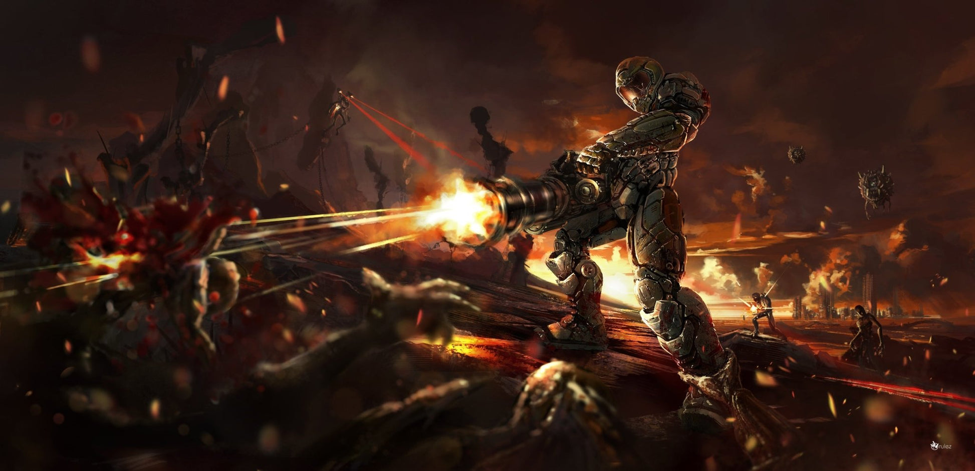 DOOM Mousepad 716208 - Mousepad Warehouse