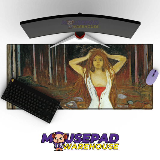 Edvard Munch - Ashes Painting Mousepad - Mousepad Warehouse