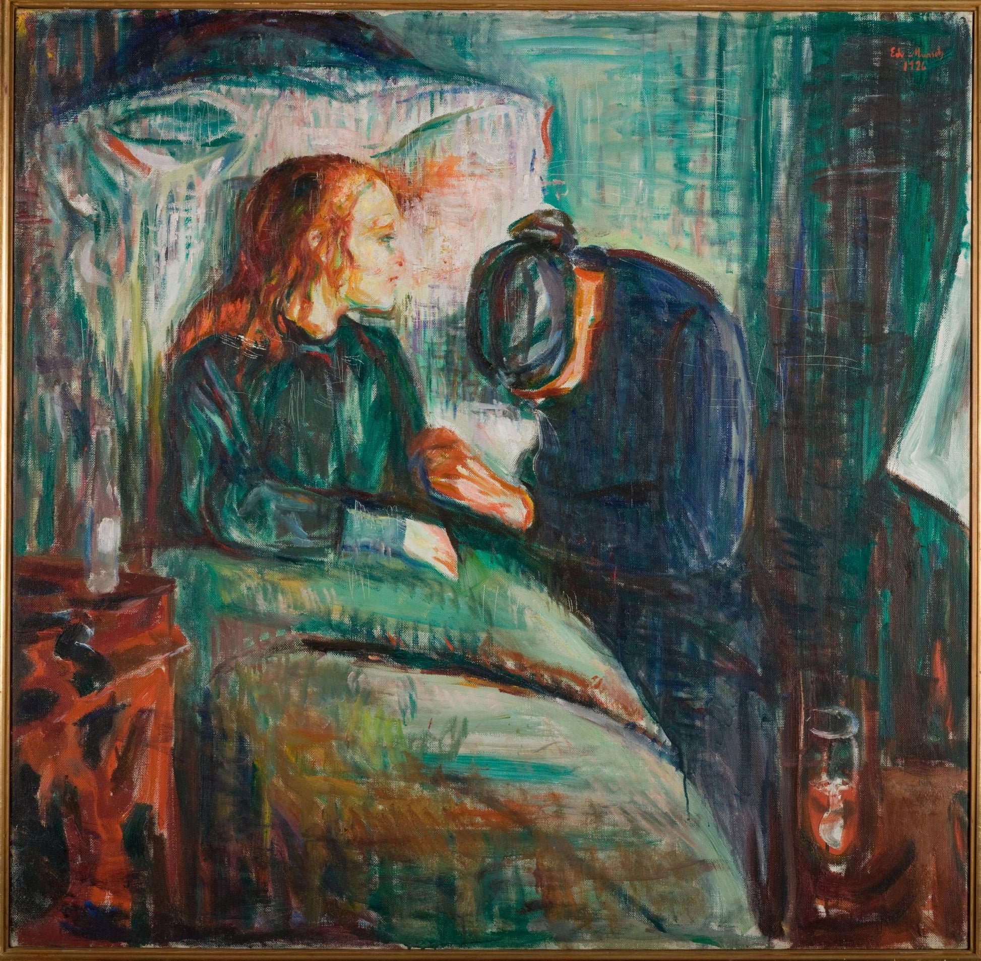 Edvard Munch - The Sick Child Painting Mousepad - Mousepad Warehouse