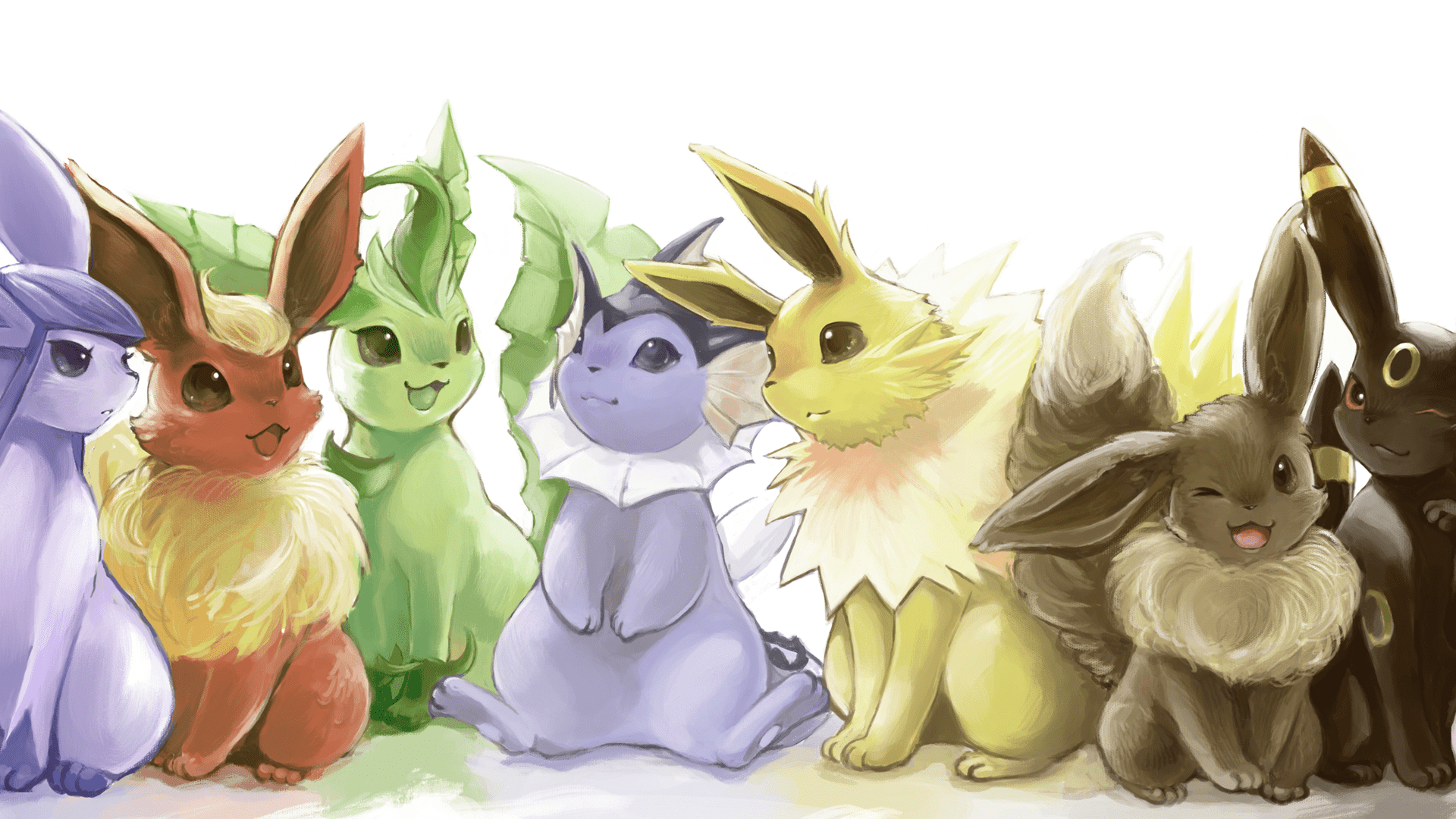Eeveelutions Pokemon TV Show Mousepad 206267 - Mousepad Warehouse