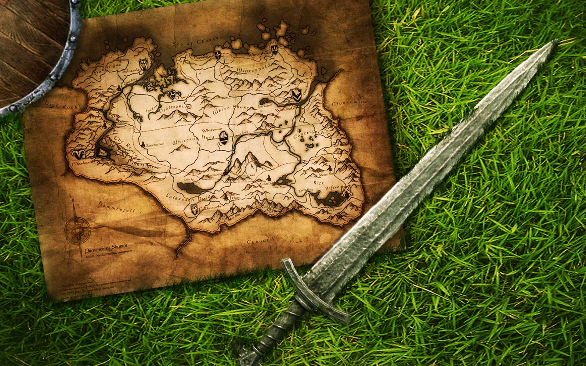 Elder Scrolls V Skyrim Mousepad 199270 - Mousepad Warehouse